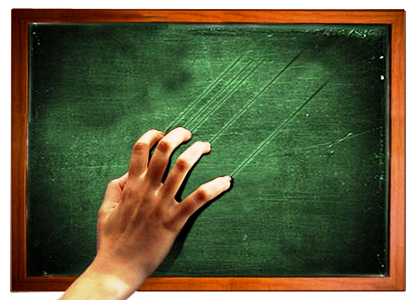 Image result for nails on a chalkboard